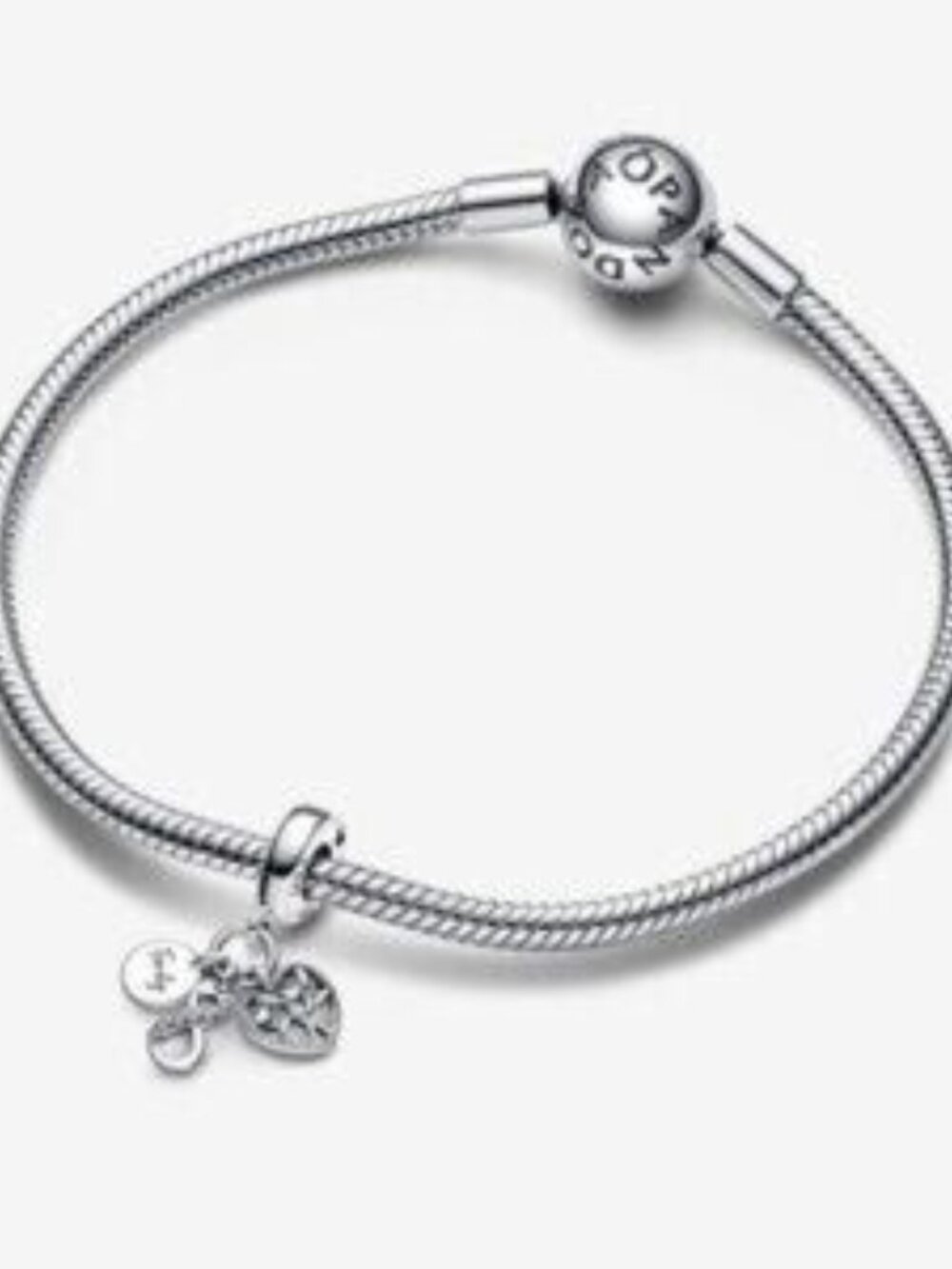 Heart & Key Dangle Charm - Picture 3 of 4